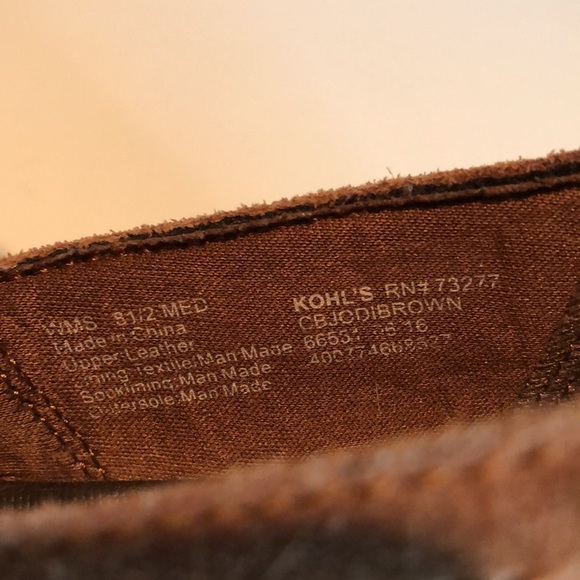 Croft Barrow Shoes Casual Slip On Loafers Brown Leather Closed Toe - Picture 8 of 14